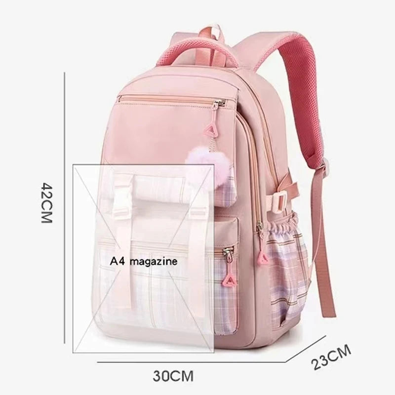 Cute Axolotl Backpack Print Backpacks Girls School Bag for Teenager Laptop Backpack