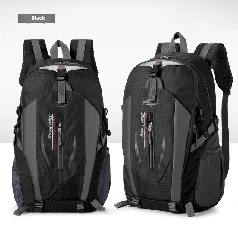 Outdoor Backpack Men's Large Capacity Travel Lightweight Casual Hiking Backpack Sports Waterproof Travel Mountaineering Bag