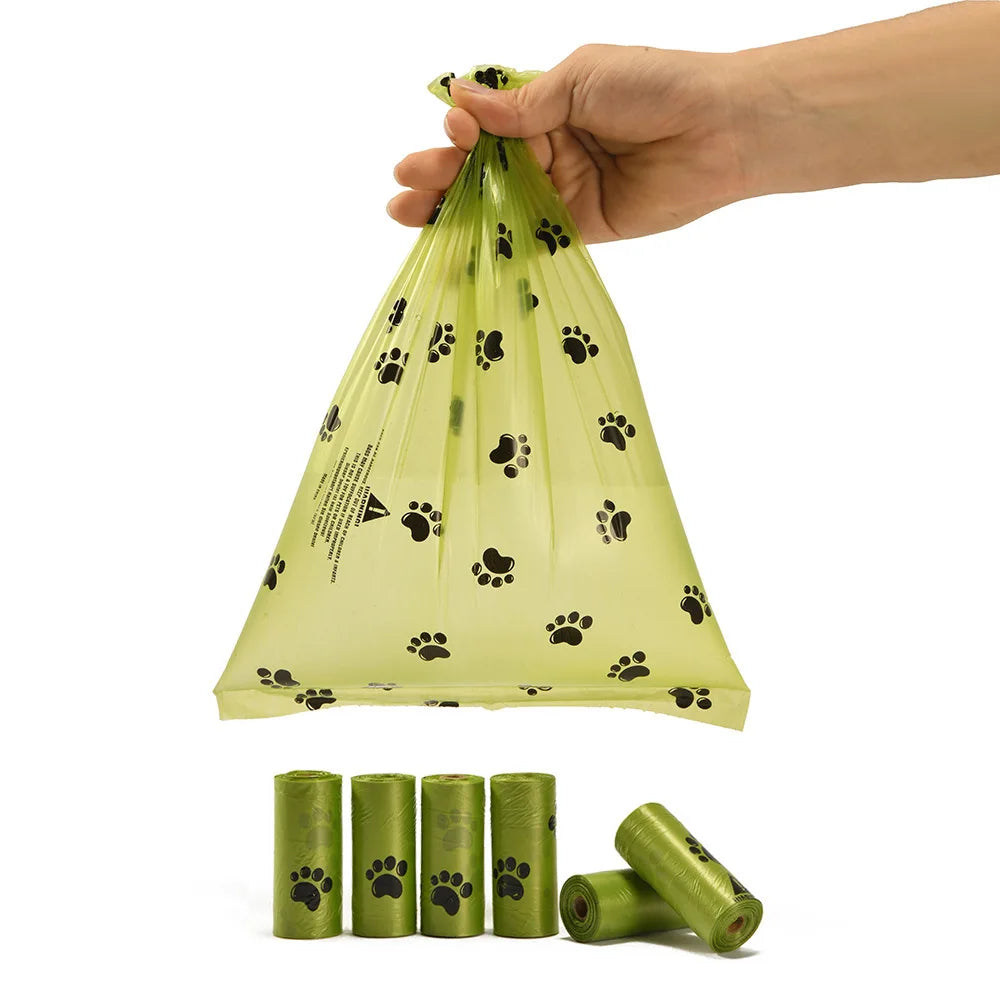 Dog Poop Bags Biodegradable Leak Proof Pet Waste Bags for Dog Walking Outdoor Cleaning Cat Litter Bag Dispenser Bulk Pack