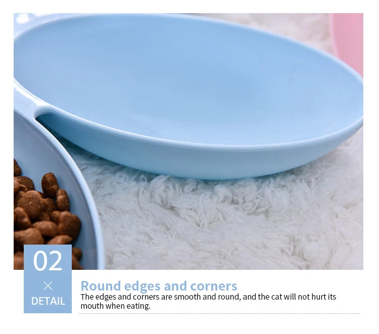 Flower Shaped Pet Bowl with 6 Connected Bowls for Small Dog and Cat, Water Dish, Puppy Feeding Bowls, Slow Down Eating Feeder