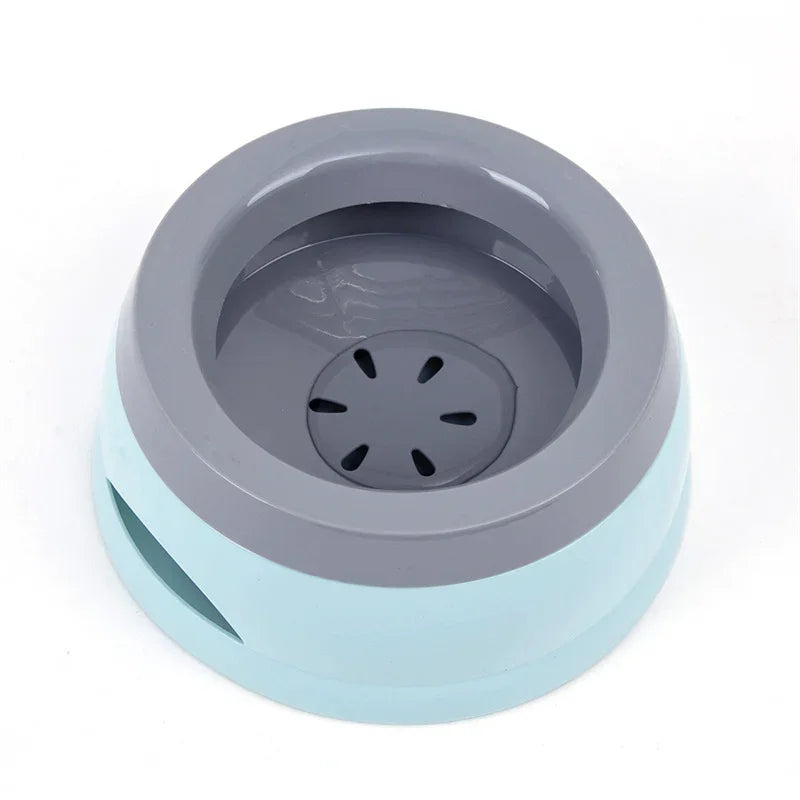 Pet Dog Bowls Floating Not Wetting Mouth Cat Bowl No Spill Drinking Water Feeder Plastic Portable Dog Bowl Outdoors Accessories