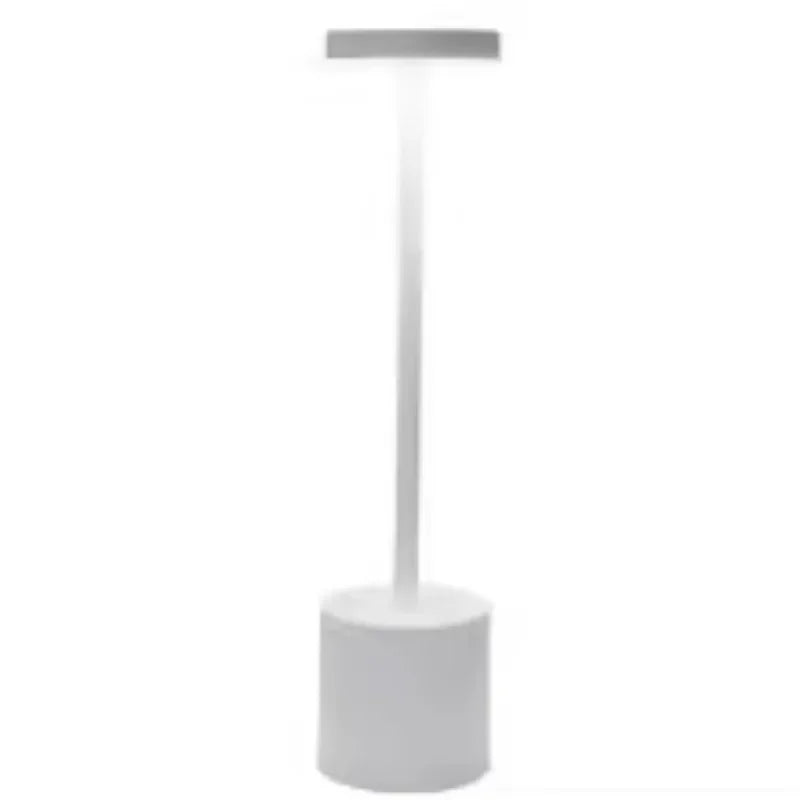 Led Touch Table Lamp Rechargeable Retro Bedside Touch Eye Portable for Bar Restaurant Tri Color Dimming Eye Protection Desk Lamp