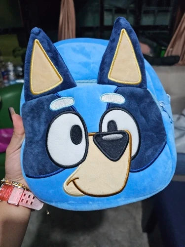 Cartoon Bluey Family Cosplay Kindergarten Children Schoolbag Bluebin Dog Backpack Cute Blue Orange Dog Backpack Children Gifts