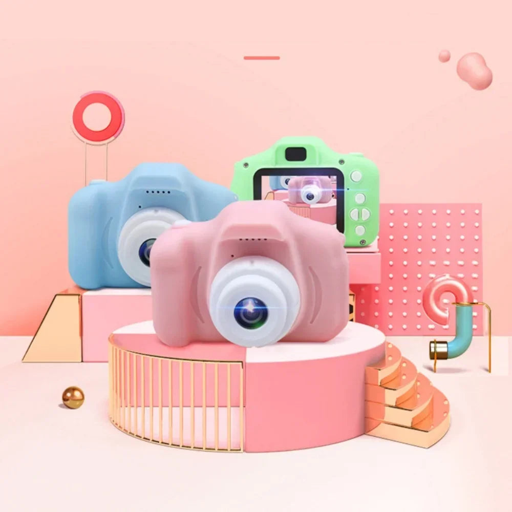 X2 Children Mini Digital Camera Can Take Pictures Video Lovely Small Camera Photography Children Birthday Gift Kids Toys for Kid