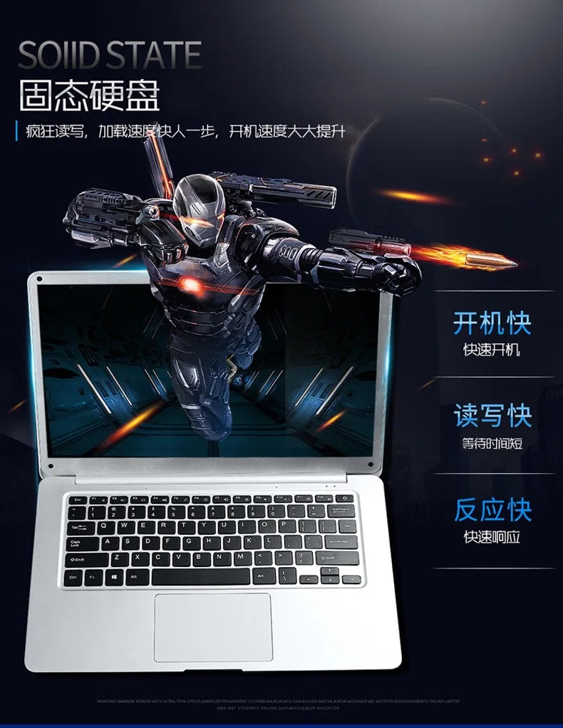 New 14 inch N3350 6G + 64G business office student slim laptop
