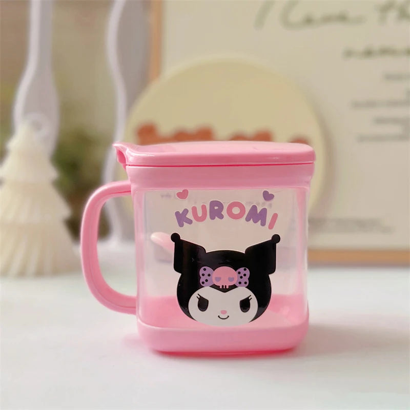Sanrio Hello Kitty Kitchen Seasoning Box Kuromi Melody Cinnamoroll Msg Salt Sugar Jar Household Seasoning Jar Storage Box