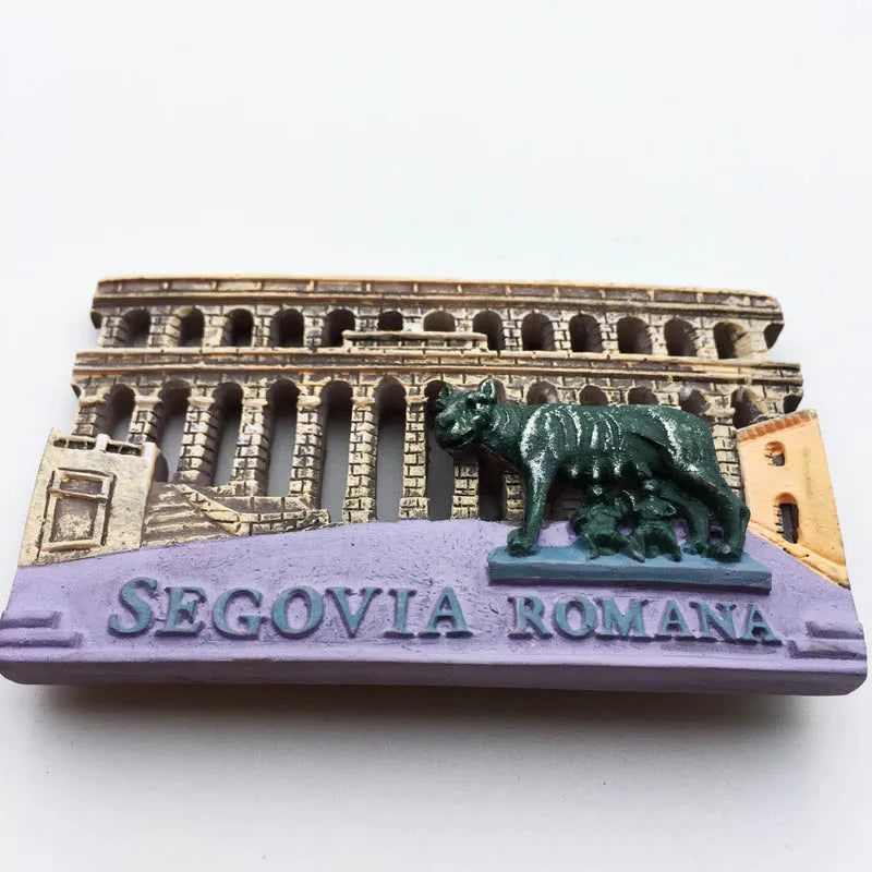 Europe Spain 3D Refrigerator Magnet Tourist Souvenirs Stickers,Home & Kitchen Decoration Fridge Magnet Message Sticker