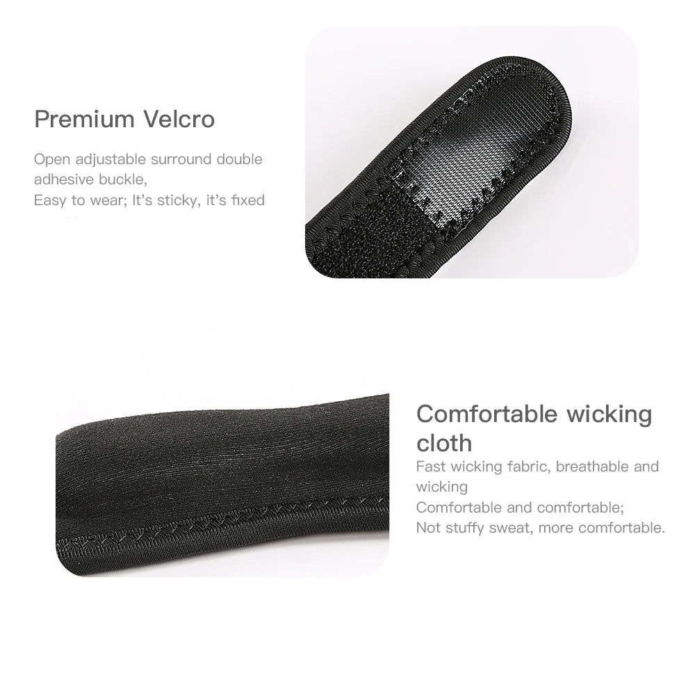 Patella Knee Strap Adjustable Knee Brace Patellar Tendon Stabilizer Support Band for Soccer Basketball Running Jumper Gym Squat