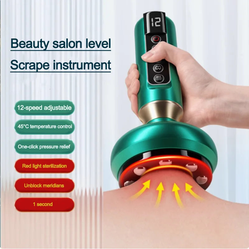 Electric meridian brush, whole body universal massager, beauty salon cupping and sha absorption instrument, intelligent