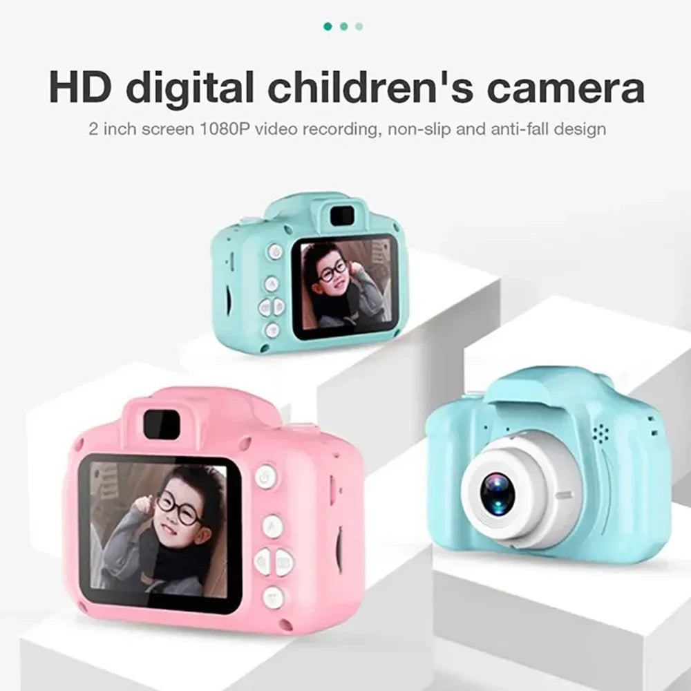 X2 Children Mini Digital Camera Can Take Pictures Video Lovely Small Camera Photography Children Birthday Gift Kids Toys for Kid
