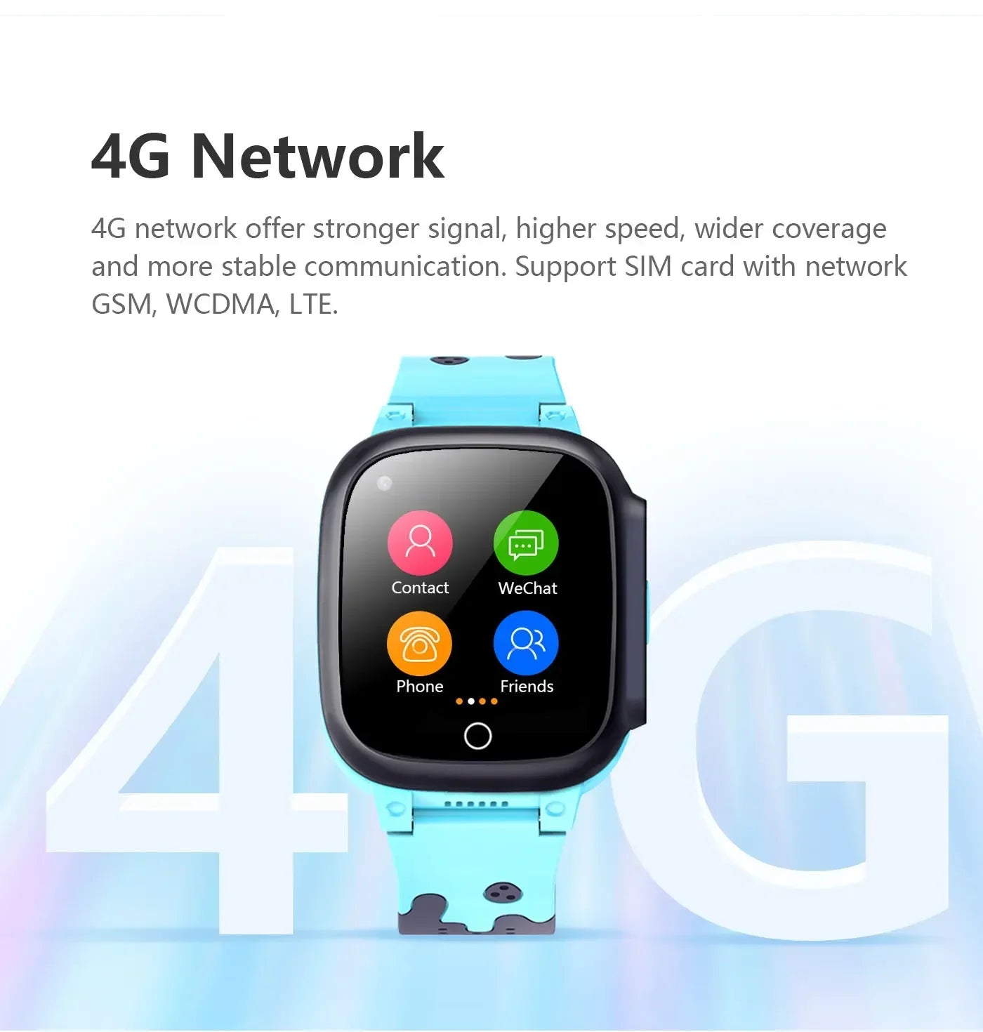 Kids Smart Watch Phone Waterproof Kids Smartwatch MP3 Music Player with 11 Games Call SOS Camera Video Alarm Recorder for 3-12 Y