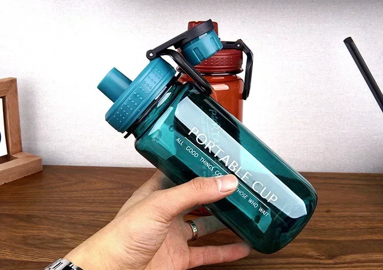 1PC 1000ML Creative Space Cup Large Capacity Sports Water Bottle for Fitness Enthusiasts Easy Carry Hydration Shaker Bottle
