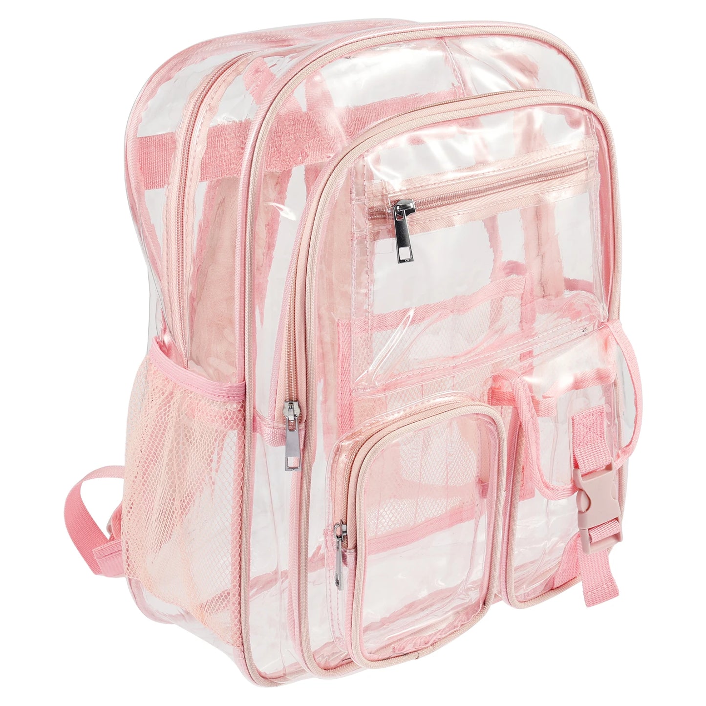 PVC Transparent Backpack Durable Clear Small Backpack Portable Lightweight Mini Cute Clear Bag for Work Outdoor Sports