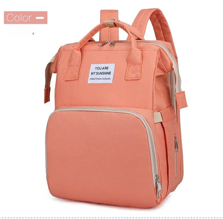 Multifunctional Mommy Bag Large Capacity Foldable Stroller Diaper Organizer Travel Shoulder Bags for Mother and Baby