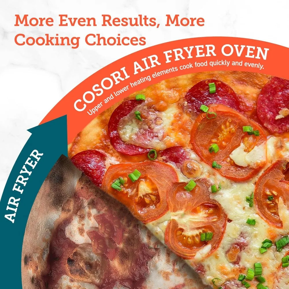 Hot Sale - Smart 12-in-1 Air Fryer Toaster Oven Combo, Airfryer Convection Oven Countertop, Bake, Roast, Reheat, Broiler,NEW