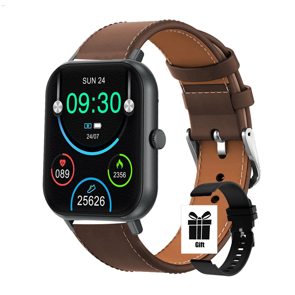 New Luxury Smartwatches Men Full Screen Bluetooth Call Valentine Gift Alarm Clock Custom Photo Health Tracking Watch Women 2025