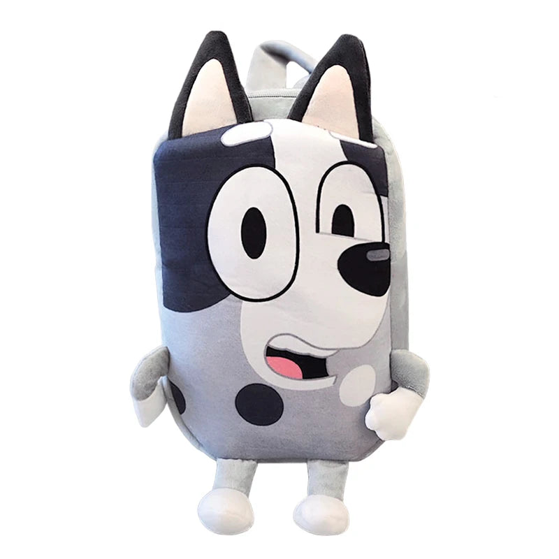 Bluey Anime Backpack Toys Bingo Muffin Cartoon Dog Mini Kindergarten Children School Bag Stuffed Plush Bag Gift For Kids
