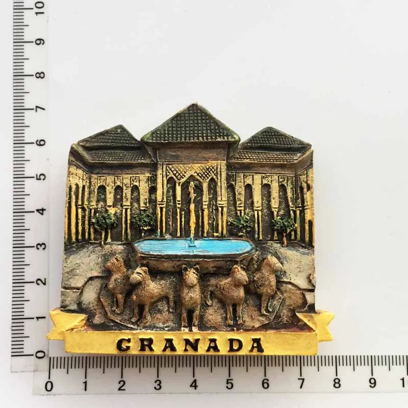 Europe Spain 3D Refrigerator Magnet Tourist Souvenirs Stickers,Home & Kitchen Decoration Fridge Magnet Message Sticker