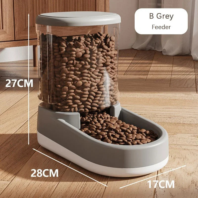 & Dog Cat Automatic Gravity Pet Feeder Large capacity Drinking Water Device Dog Cat Food Save effort Pet Drinking Accessory
