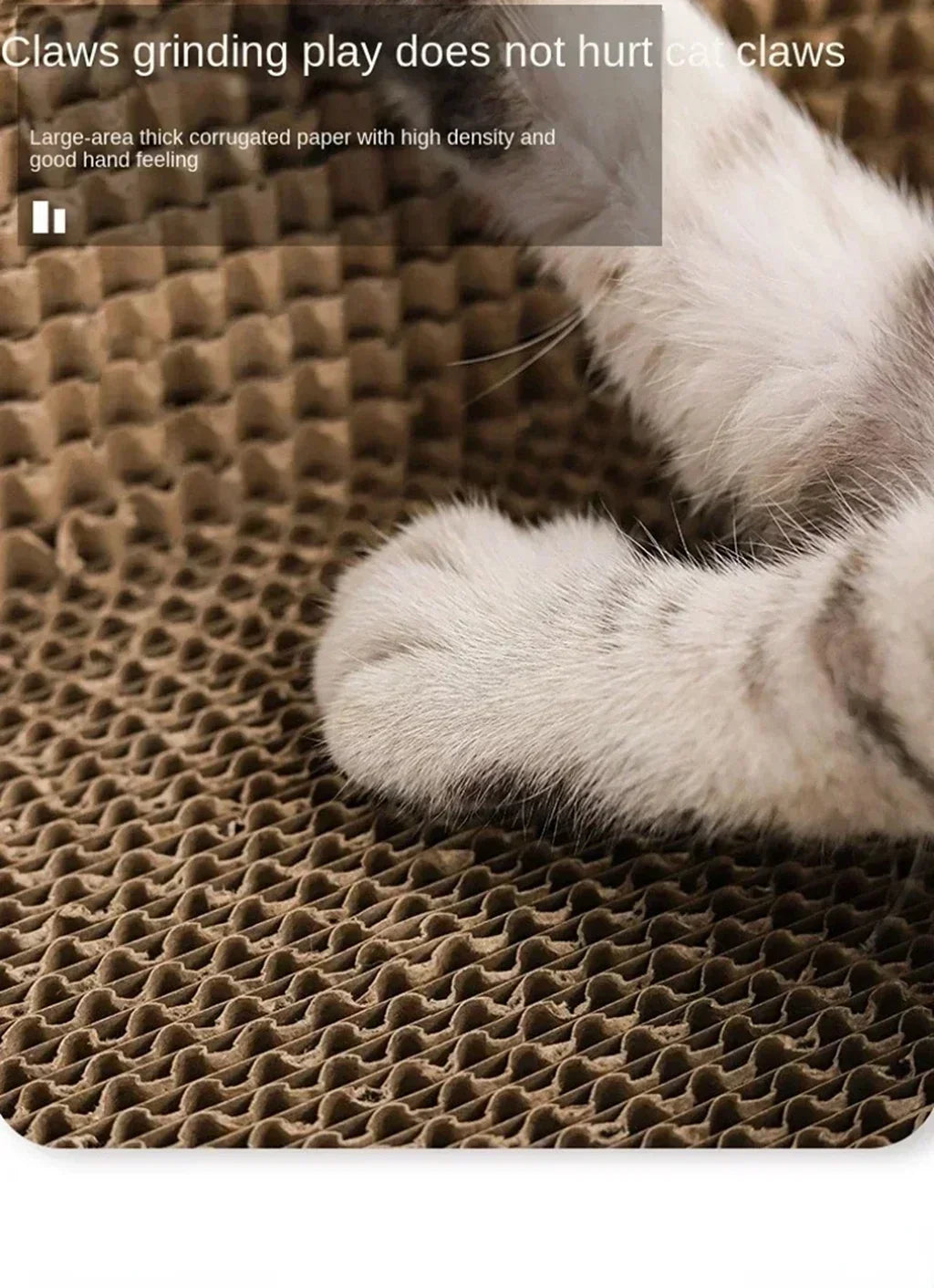 Oval Cat Scratching Board Protect Furniture Grinding Claw Toys Corrugated Paper Wear-resistant Cat Nest Cat Accessories