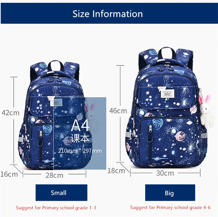 Kawaii School Backpack for Girls Elementary School bag for students Children Gift Pink Purple Bookbag primary girls schoolbag