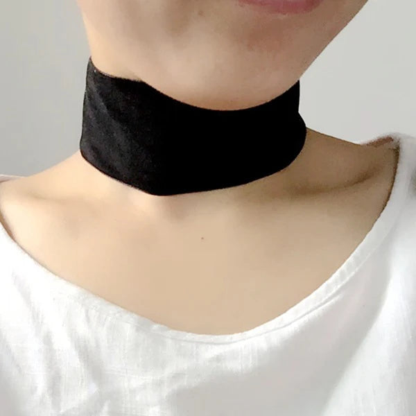Korean Fashion Womens Accessoires Punk Gothic Soft Black Velvet Choker Necklace Girl Neck Jewelry Colar Feminino