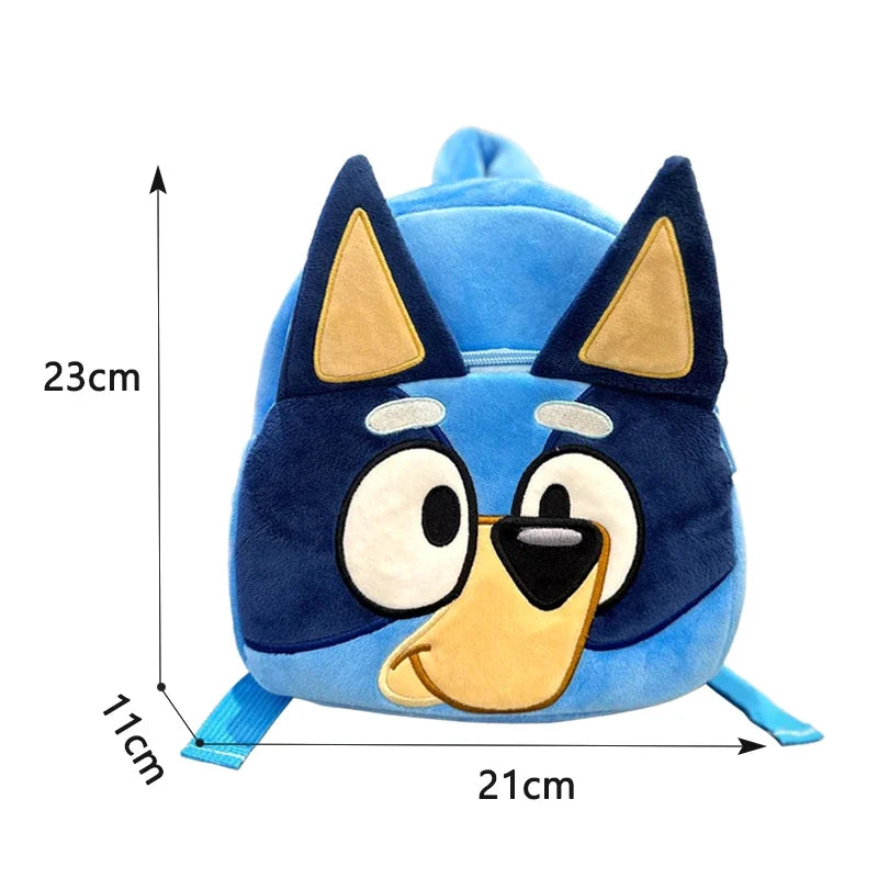 Bluey Anime Backpack Toys Bingo Muffin Cartoon Dog Mini Kindergarten Children School Bag Stuffed Plush Bag Gift For Kids