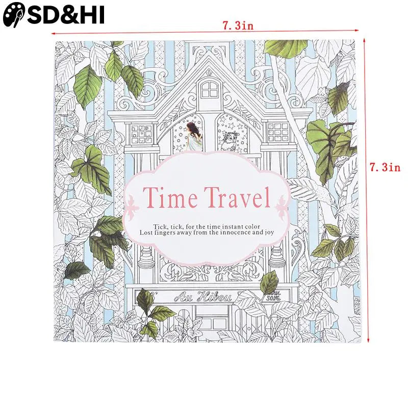 Coloring Book For Children Adult Relieve Stress Kill Time Painting Art Book Anti-Stress Magic Forest Fantasy Dream Wonderland