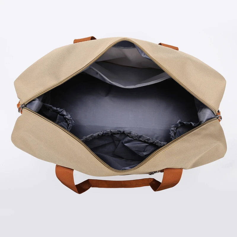 Casual outdoor travel handbag,women's fitness yoga bag,weekend overnight bag, large capacity dry and wet separation travel bag.