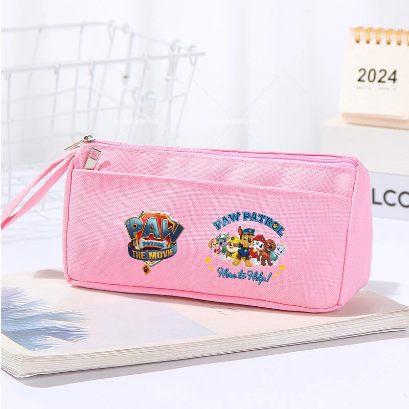 Paw Patrol Girl Boy Pencil Case Pen Bag Large Capacity Korean Organizer Pouch Student Back To School Supplies Stationery Gift