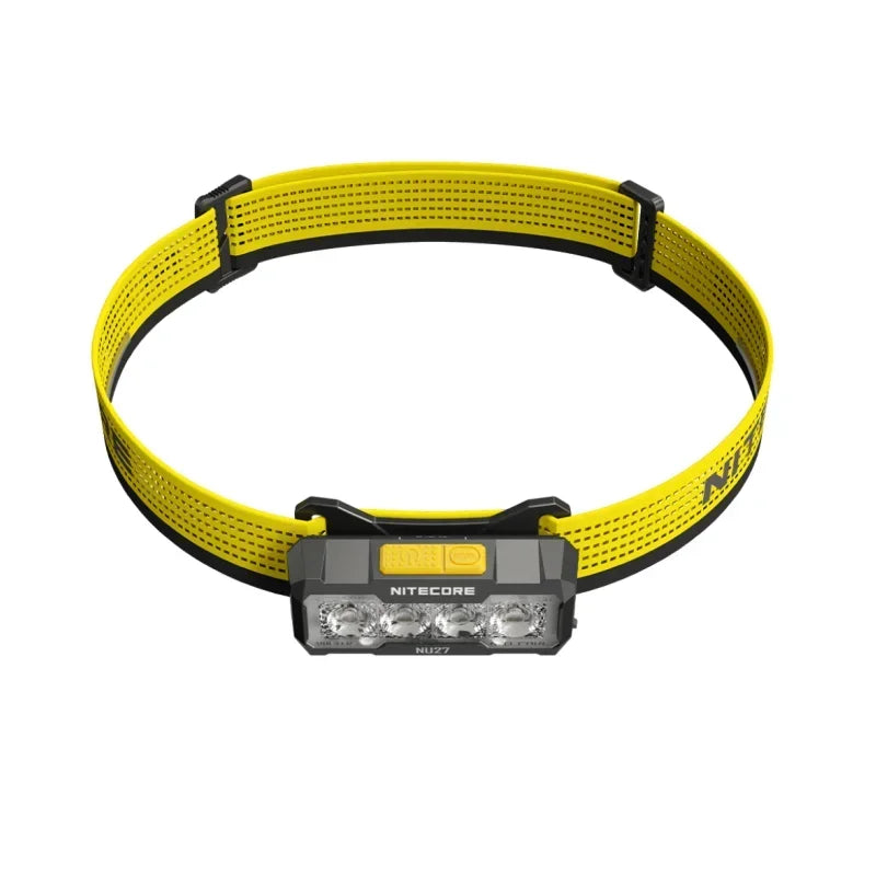 NITECORE NU27 Rechargeable Headlamp 600Lumens Dual-Core MCT UHE LEDS Ultra Lightweight Waterproof Runing Headlight