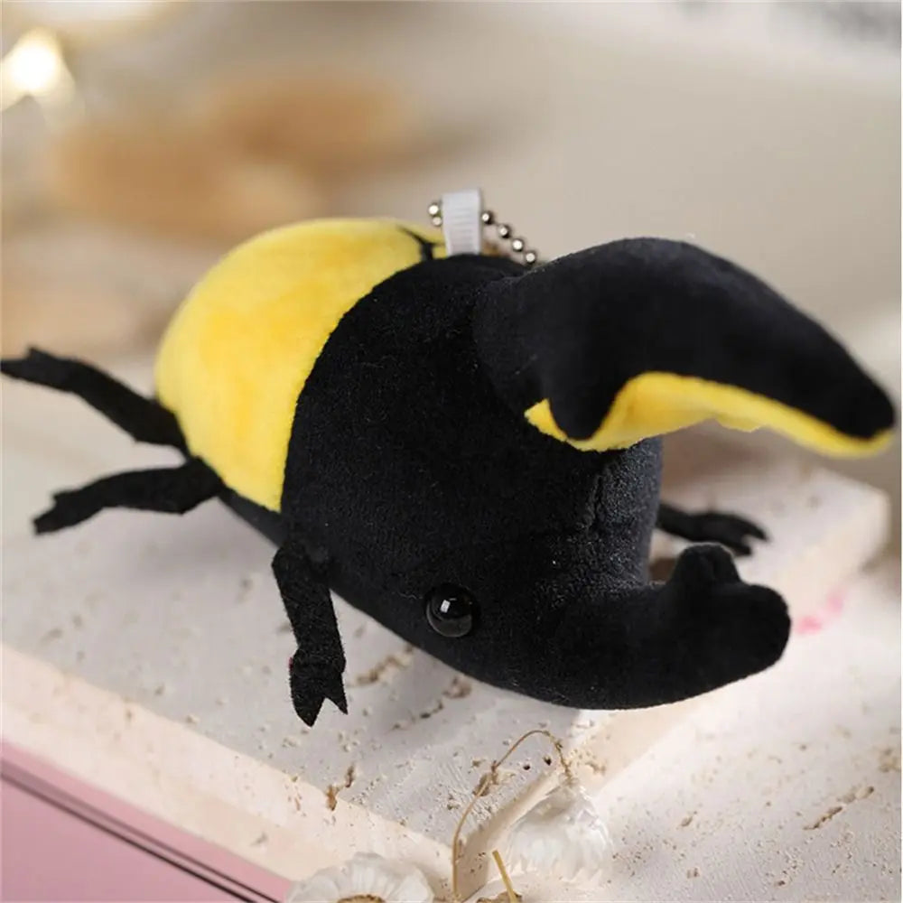 Gift Creative Stuffed Doll Bag Pendant Small Birthday Insect Pendant Insect Keychain Insect Plush Keyring Beetle Plush Doll
