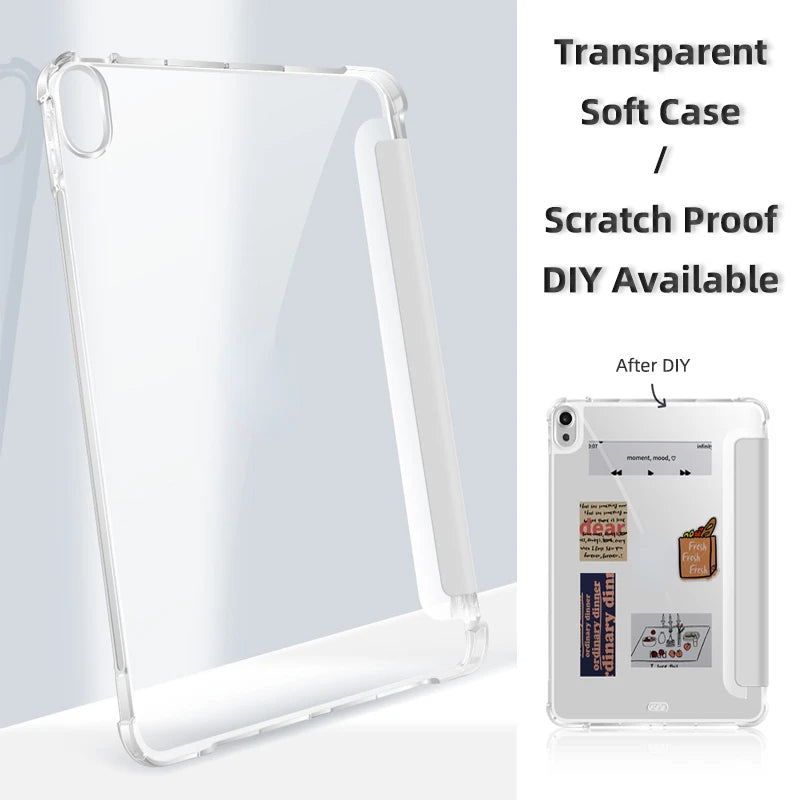 Smart Tablet Case for Lenovo Tab M11 TB330F P11 Xiaoxin Pad 11 2024 2025 TB-336FC P11 Pro TB-J706 J716 with Pencil Holder Cover