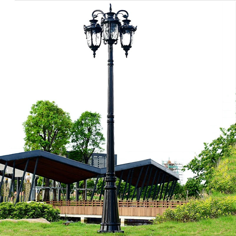 (H≈2.3M)Garden Lights Street Lights Lawn Flowers Park Lights Waterproof Outdoor Villa High Pole Lights Landscape