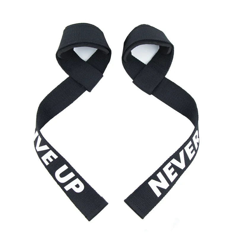 2 Pcs Gym Lifting Straps Fitness Gloves Anti-slip Hand Wraps Wrist Straps Support For Weight Lifting Powerlifting Training