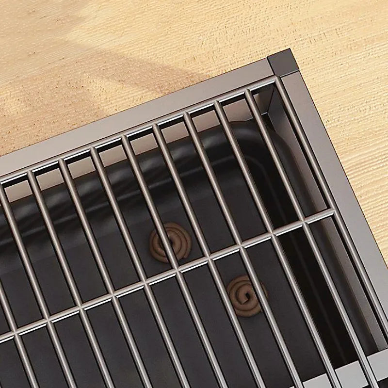 Dog Toilet Indoor Dogs Litter Box Stainless Steel Toilet for Small Dogs Training Sandbox Washable Dog Toilets Pet Poop Collector