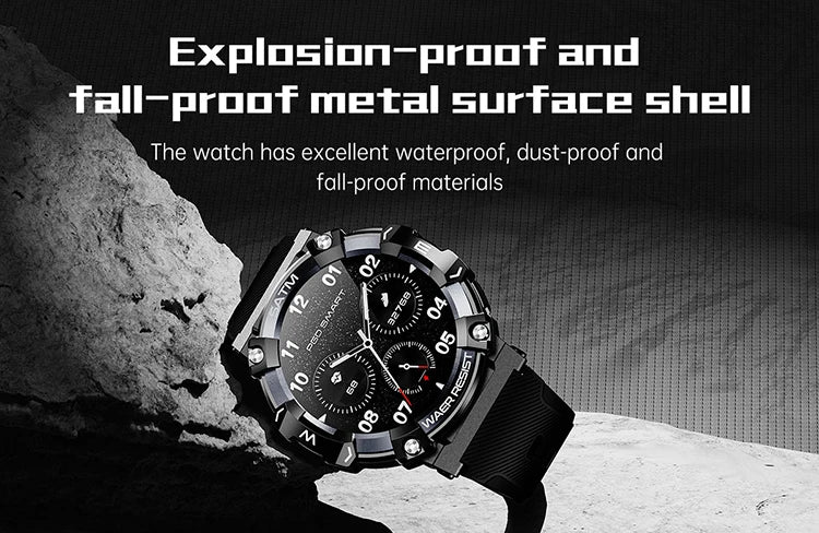 1.39 Inch Bluetooth Calling AI Voice IP68 Waterproof Round Sports Fitness Smart Watch For Men