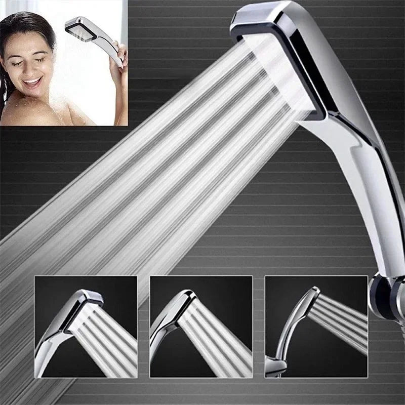 Upgraded High Pressure 300 Holes Rainfall Shower Head Water Saving Spray Nozzle Bathroom Shower Accessories for Home
