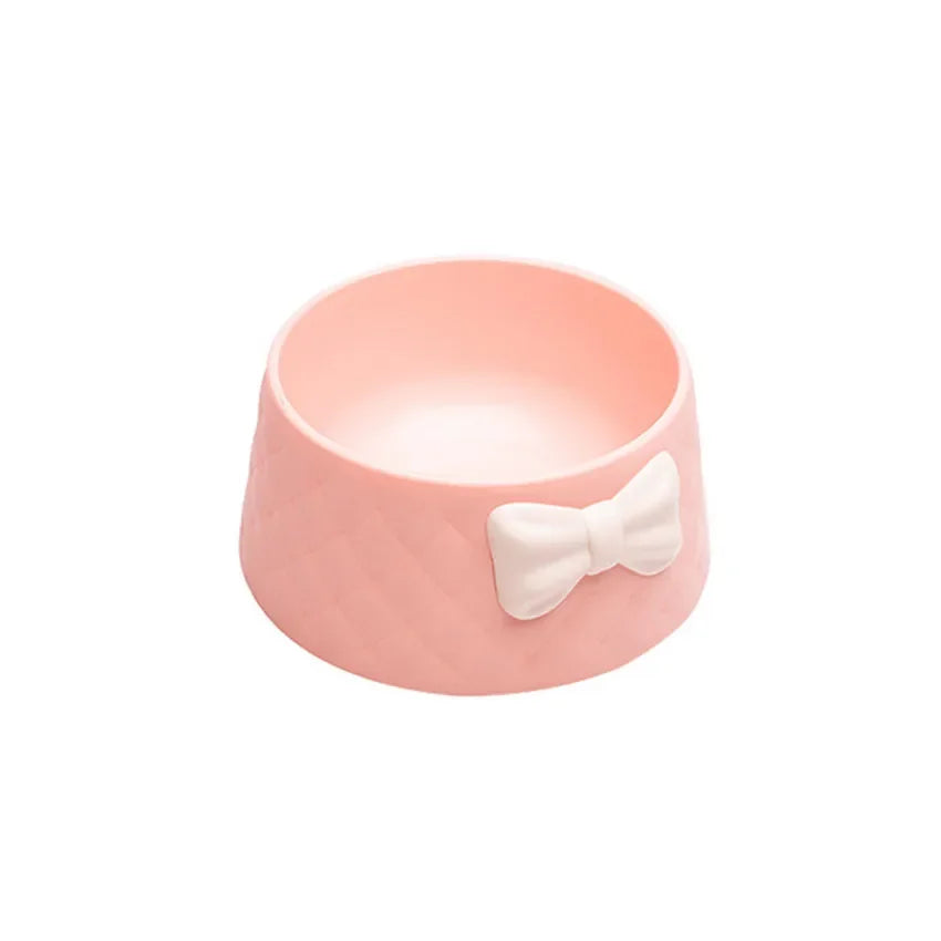 Pet Dog Food Bowls ,Lovely Bowknot Puppy Feeder Dish Bowl,Feeders Bow Cat Bowl For Water Sweet Princess Pet Feeding Bowls миски