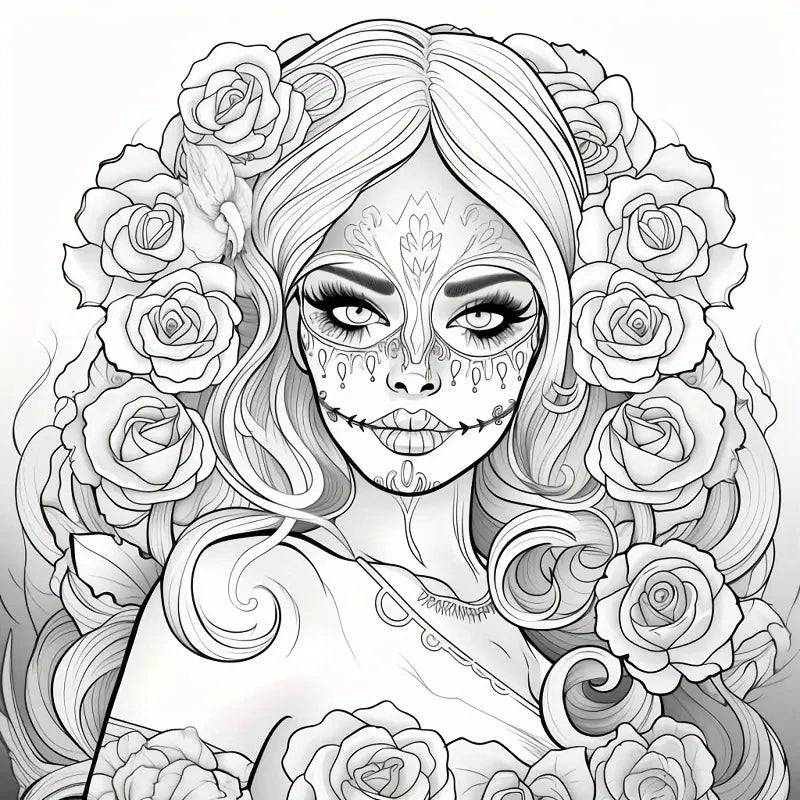 Art Coloring Book Original Upgraded Paper Thickened 22 Pages A Candy Bone Colorful Books Holiday Birthday Party Gift