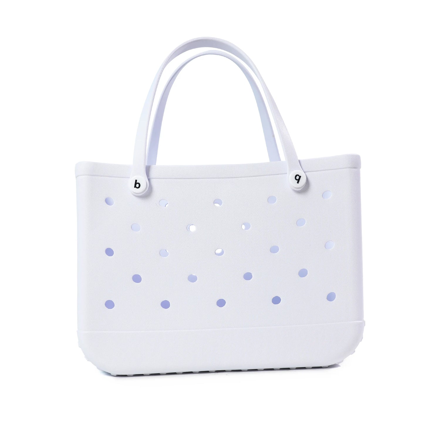 Beach Bag Tote Silicone Basket Waterproof Travel Jelly Handbag Women Picnic Basket Multi-Purpose Croc Handbag Shopping Bags