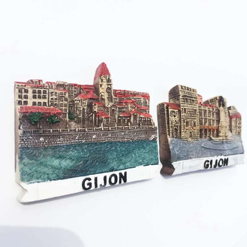 Europe Spain 3D Refrigerator Magnet Tourist Souvenirs Stickers,Home & Kitchen Decoration Fridge Magnet Message Sticker