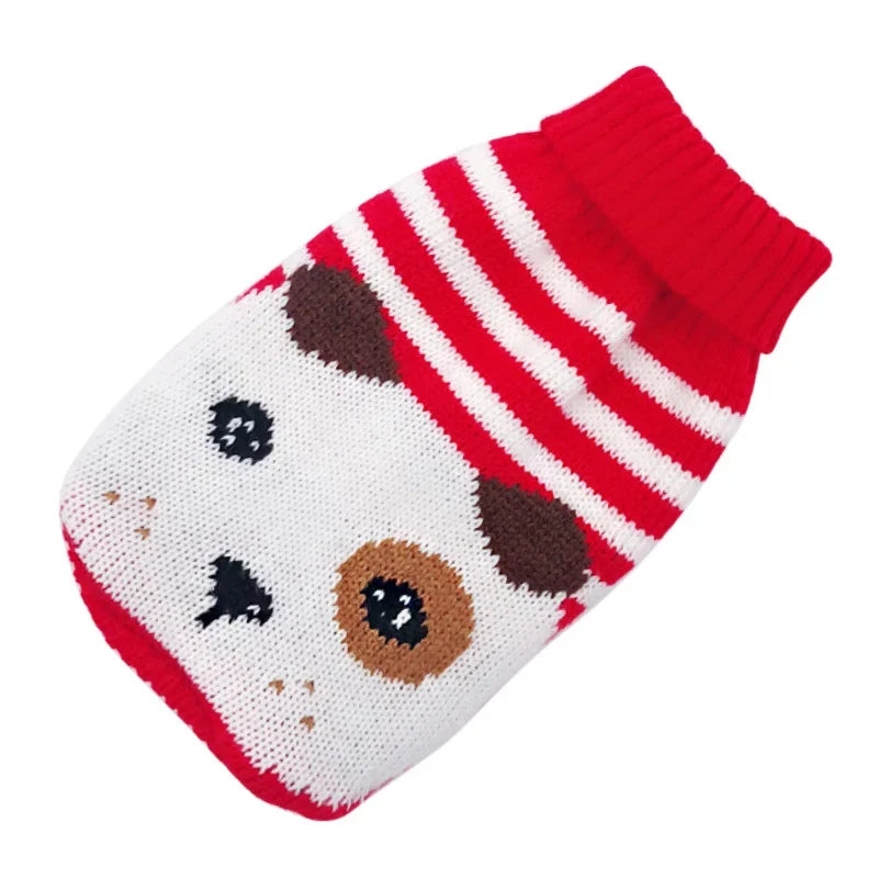 Christmas Cat Dog Sweater Pullover Winter Dog Clothes for Small Dogs Chihuahua Yorkies Puppy Jacket Pet Clothing ubranka dla psa