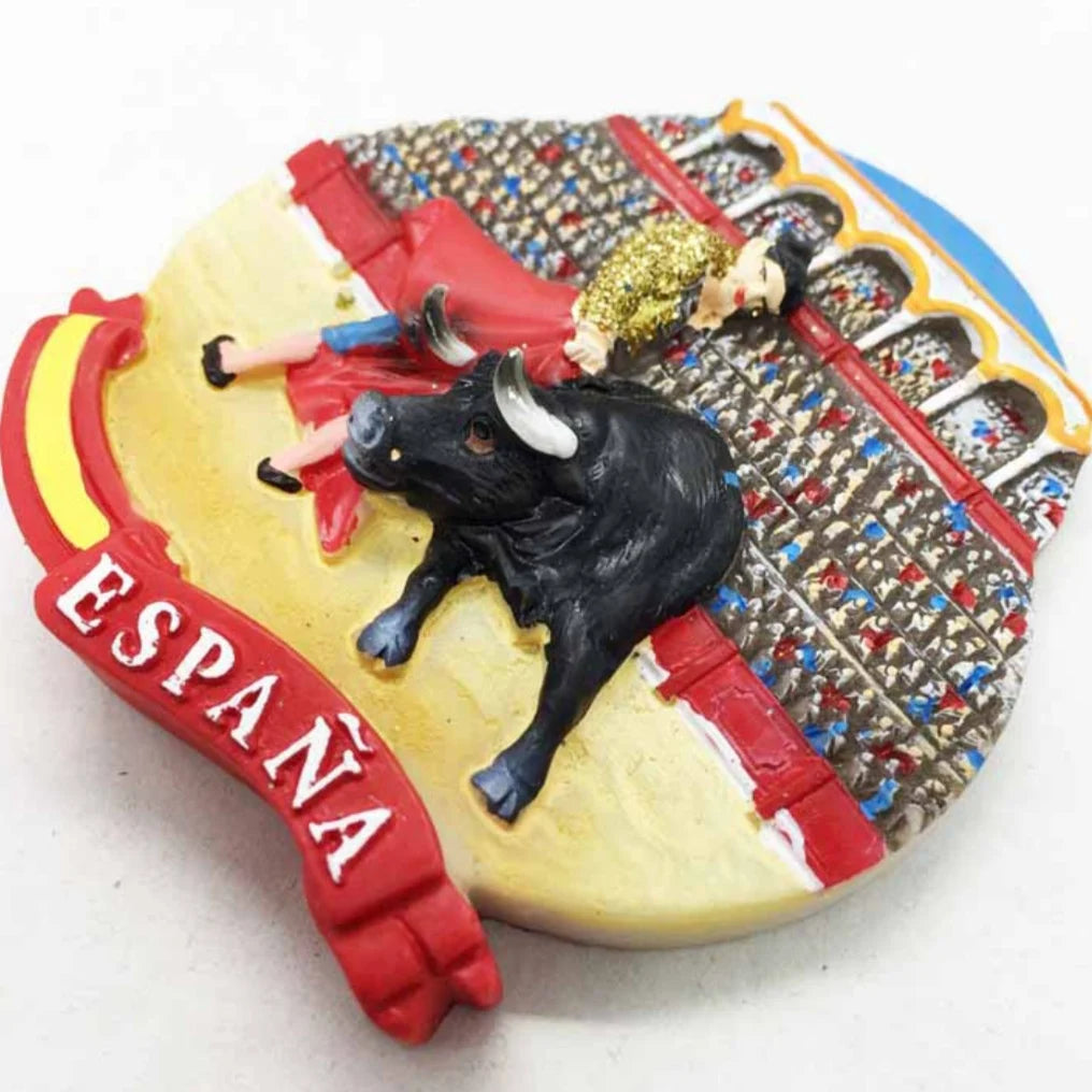 Europe Spain 3D Refrigerator Magnet Tourist Souvenirs Stickers,Home & Kitchen Decoration Fridge Magnet Message Sticker