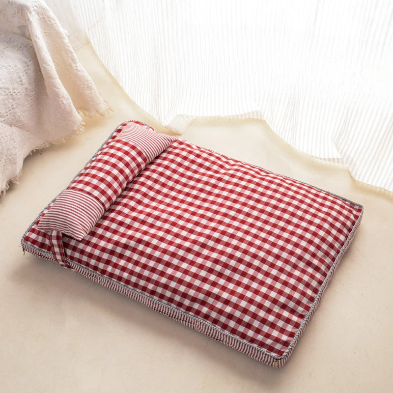 Removable and Washable Dog Bed Summer Cat Bed Seasonal Universal Pet Mat Dog Mat Sleeping Mat Pet Supplies
