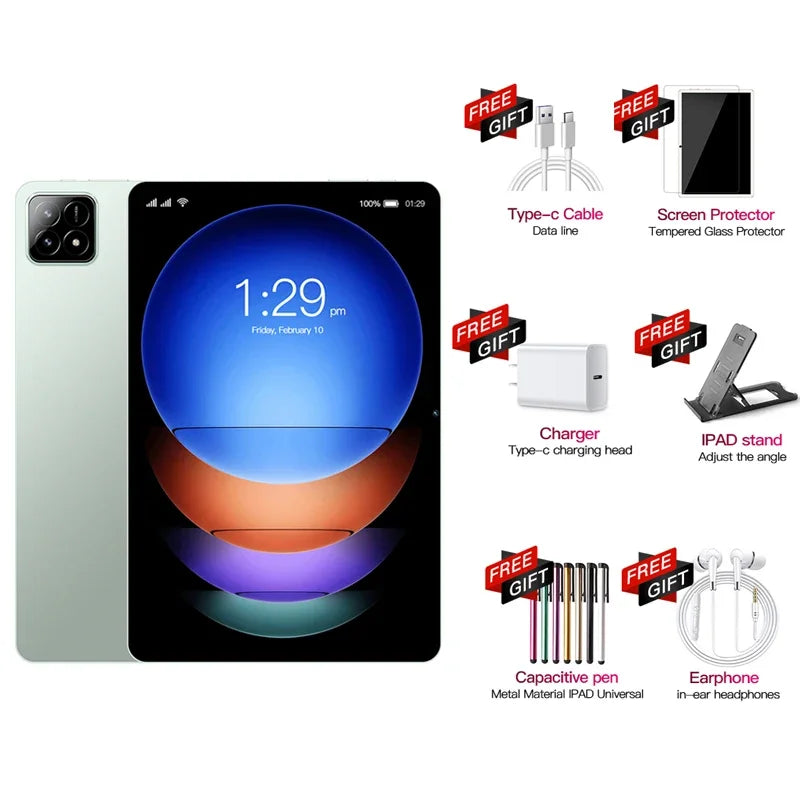 2025 nuevo Original Pad 7S Pro Tablet PC10.1 Snapdragon 8 Gen2 Android14 pulgadas Mi Tab 22GB+2TB Dual SIM 5G WiFi GPS tabletas