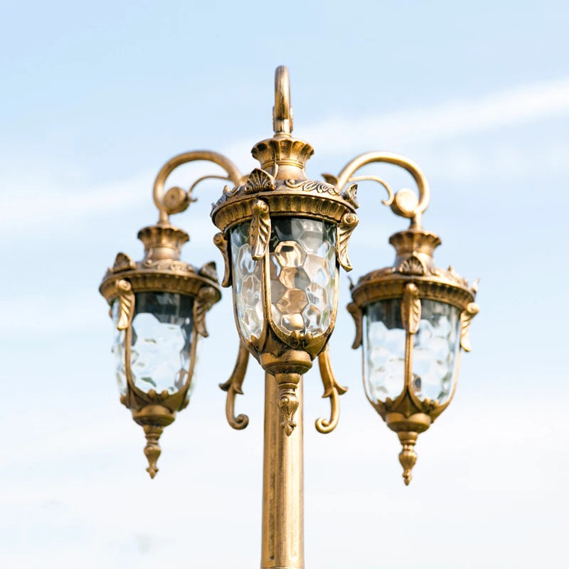 (H≈2.3M)Garden Lights Street Lights Lawn Flowers Park Lights Waterproof Outdoor Villa High Pole Lights Landscape