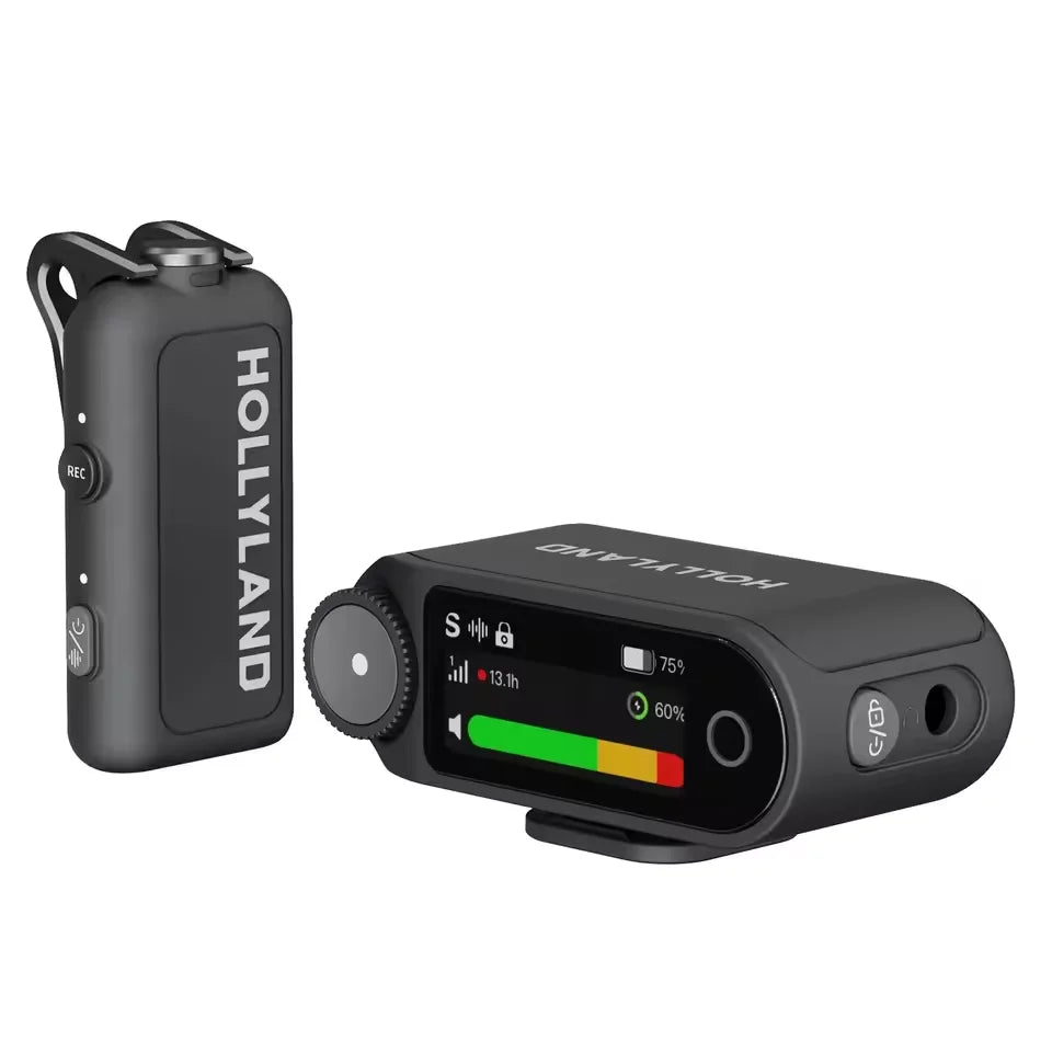 Hollyland LARK MAX 2 Professional Wireless Lavalier Mini Microphone for iPhone iPad Android Live Broadcast Gaming Recording Vlog