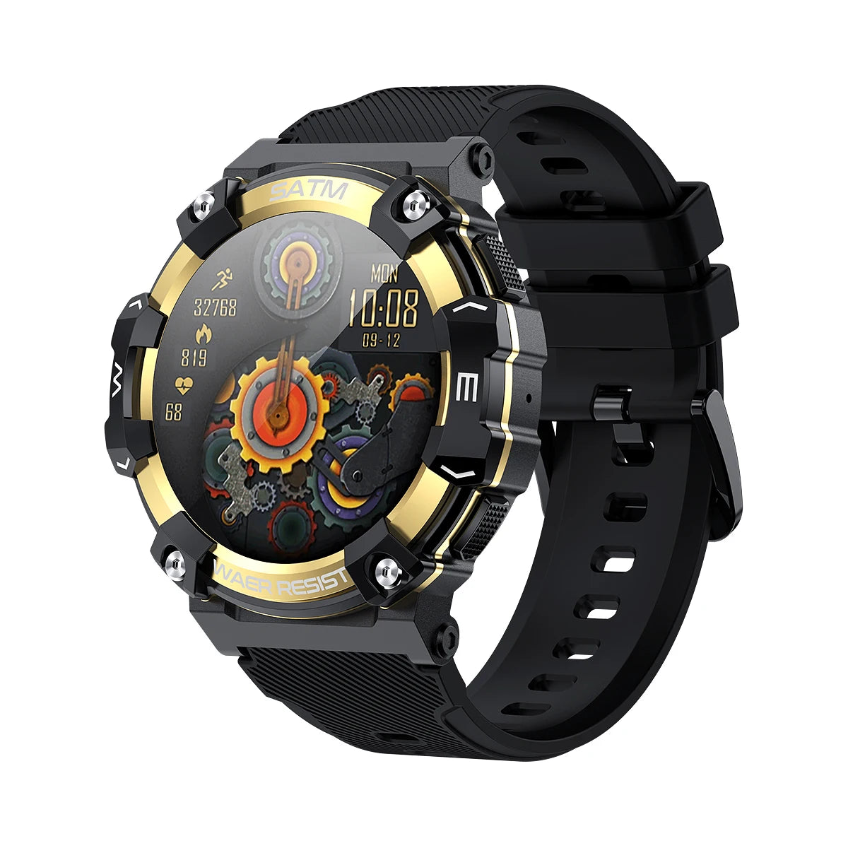 PG666 Outdoor Rugged Smart Watch Men IP68 Waterproof Bluetooth Call Smartwatch Multiple Sports Modes Blood Pressure Oxygen Watch