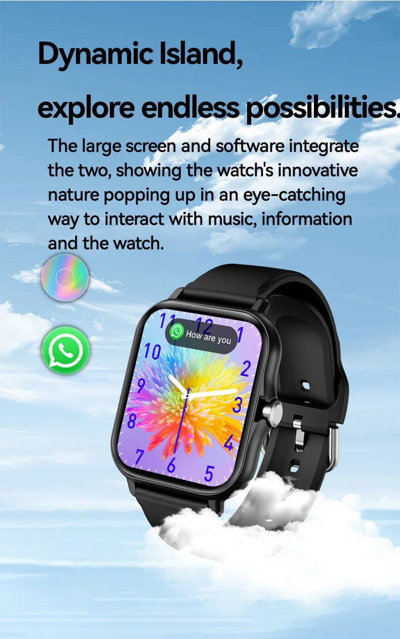 XiQeer Smart Watch For Women Men Wristwatch Bluetooth Call Player Music Fitness Sport Bracelet Sleep Monitor Digital Watches